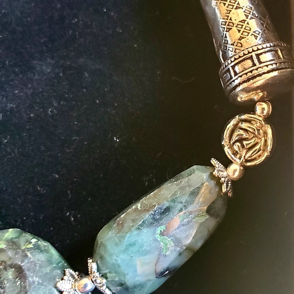 New Unique Labradorite 925 Silver Necklace. - Picture 4 of 16
